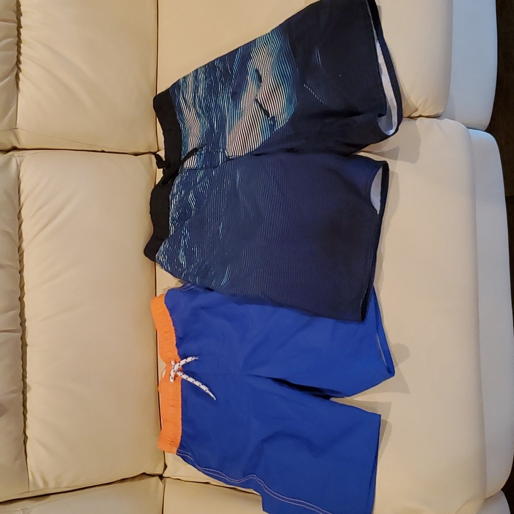 4 pair of boys swimming trunks  Large (10-12)